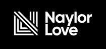Naylor Love logo on a black background