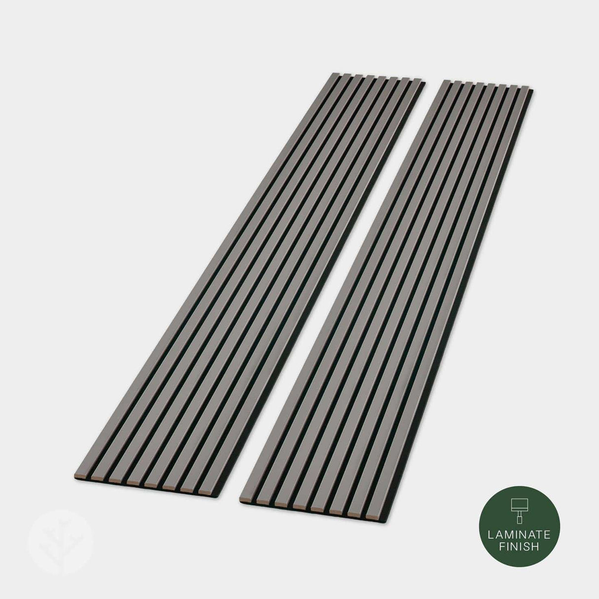 Acupanel® Coloured Dusty Grey Acoustic Slat Wall Panels - WVH Pro Australia