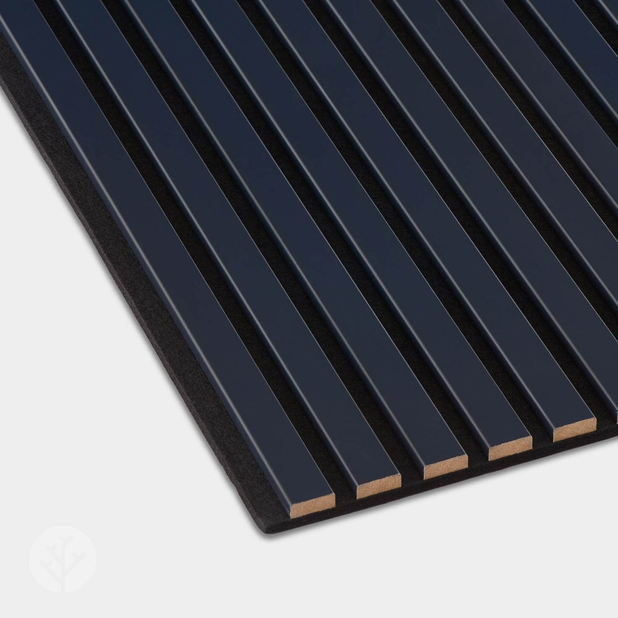 Acupanel® Coloured Midnight Blue Acoustic Slat Wall Panels - WVH Pro Australia