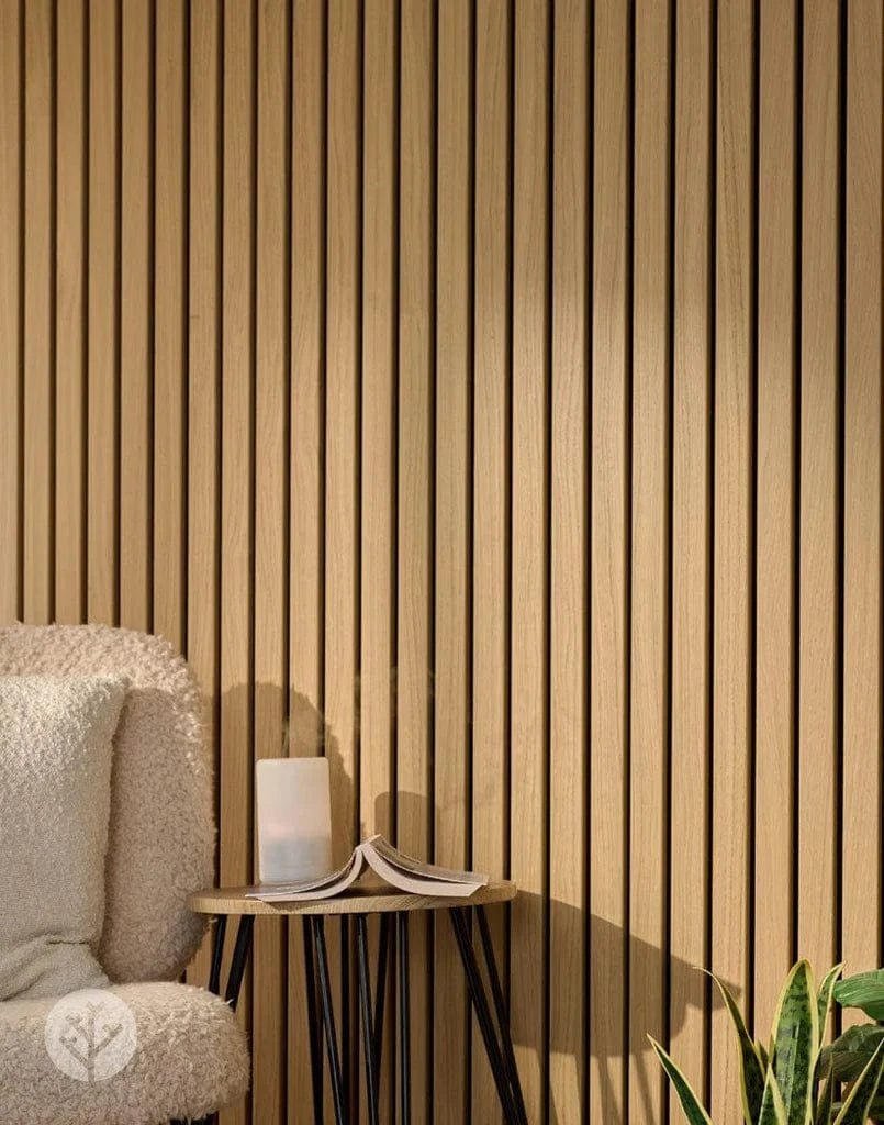 Acupanel® Luxe American Oak Acoustic Wide Slat Wood Wall Panels - WVH Pro Australia