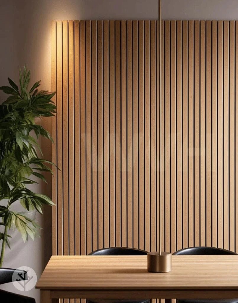 Acupanel® Luxe American Oak Acoustic Wide Slat Wood Wall Panels - WVH Pro Australia