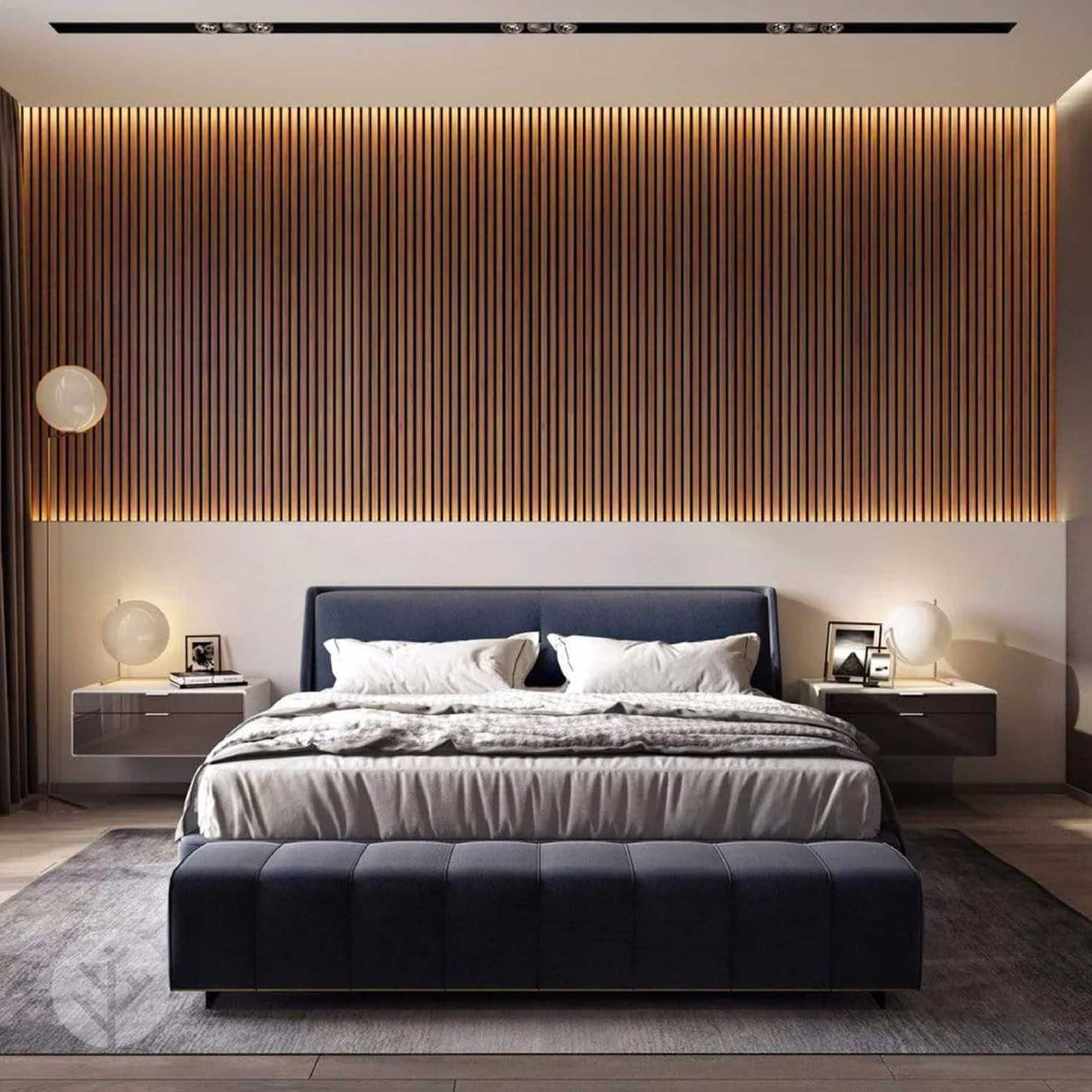 Acupanel® Natural Walnut Acoustic Slat Wood Wall Panels - WVH Pro Australia