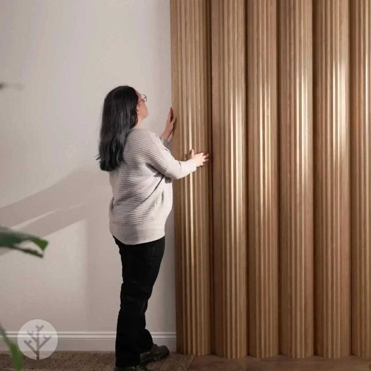 Flutto® American Oak Zigzag Flexible Tambour Wood Panels - WVH Pro Australia