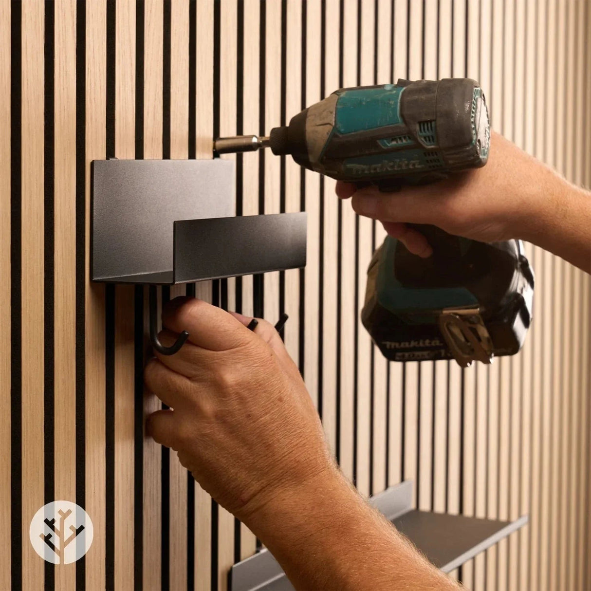 Shelf With Four Hooks - WVH Pro Australia