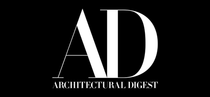 Architectural Digest logo with 'AD' in white on a black background