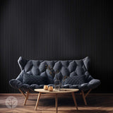 Acupanel® Coloured Black Acoustic Slat Wall Panels - WVH Pro Australia