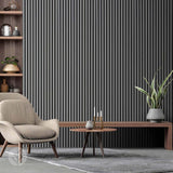 Acupanel® Coloured Dusty Grey Acoustic Slat Wall Panels - WVH Pro Australia