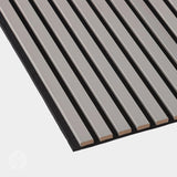 Acupanel® Coloured Dusty Grey Acoustic Slat Wall Panels - WVH Pro Australia