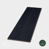 Acupanel® Coloured Midnight Blue Acoustic Slat Wall Panels - WVH Pro Australia