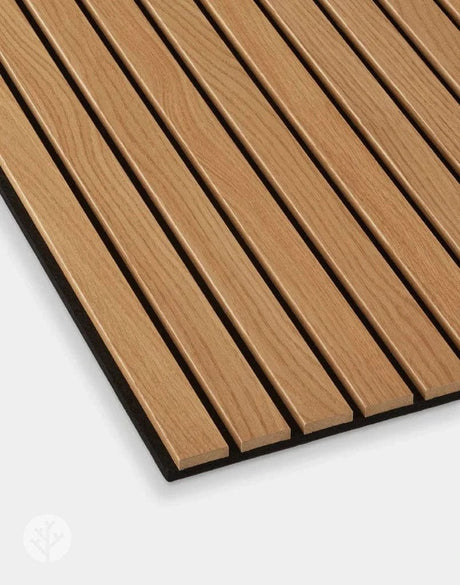 Acupanel® Luxe American Oak Acoustic Wide Slat Wood Wall Panels - WVH Pro Australia