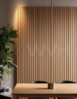 Acupanel® Luxe American Oak Acoustic Wide Slat Wood Wall Panels - WVH Pro Australia