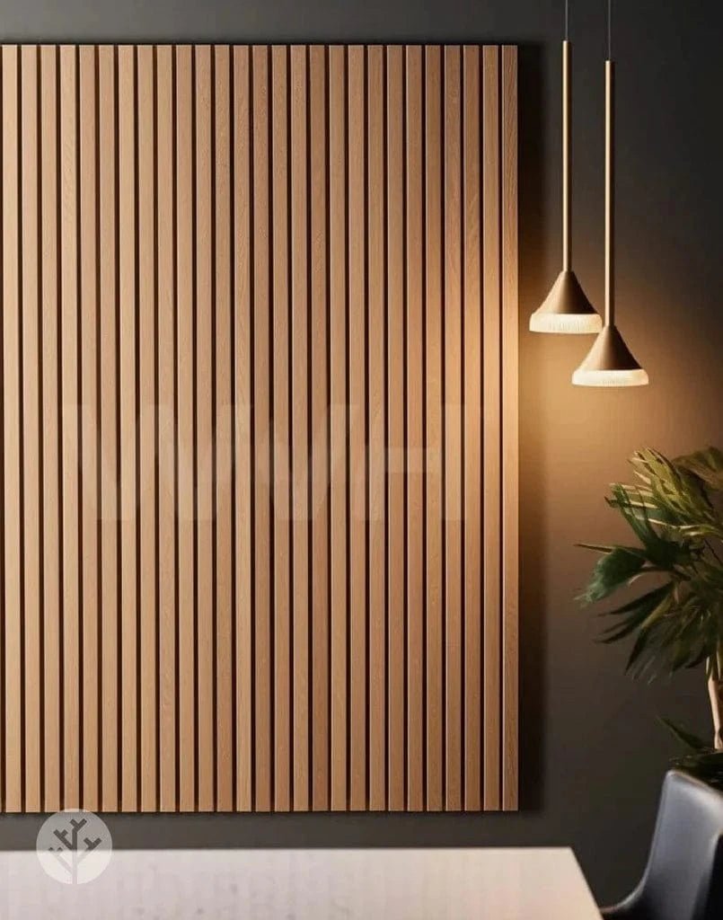 Acupanel® Luxe American Oak Acoustic Wide Slat Wood Wall Panels - WVH Pro Australia