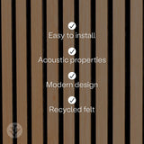 Acupanel® Natural Oak Acoustic Slat Wood Wall Panels - WVH Pro Australia