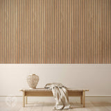 Acupanel® Natural Oak (Grey Felt) Acoustic Slat Wood Wall Panels - WVH Pro Australia