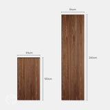 Acupanel® Natural Walnut Acoustic Slat Wood Wall Panels - WVH Pro Australia