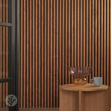 Acupanel® Natural Walnut Acoustic Slat Wood Wall Panels - WVH Pro Australia