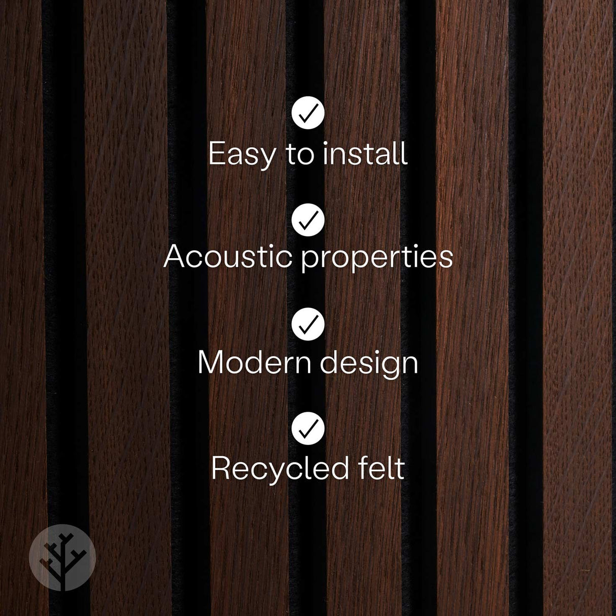Acupanel® Smoked Oak Acoustic Slat Wood Wall Panels - WVH Pro Australia