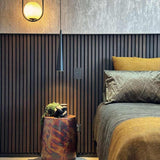 Acupanel® Smoked Oak Acoustic Slat Wood Wall Panels - WVH Pro Australia