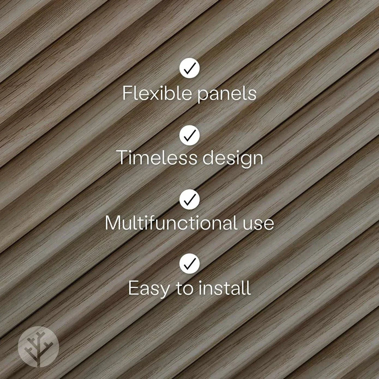 Flutto® American Oak Mini - Ridge Flexible Tambour Wood Panels - WVH Pro Australia