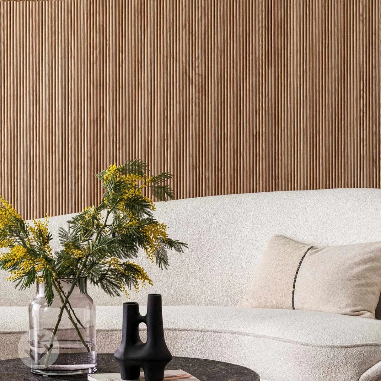Flutto® American Oak Mini - Ridge Flexible Tambour Wood Panels - WVH Pro Australia