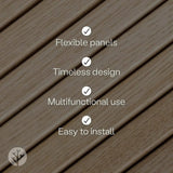 Flutto® American Oak Slat Flexible Tambour Wood Panels - WVH Pro Australia