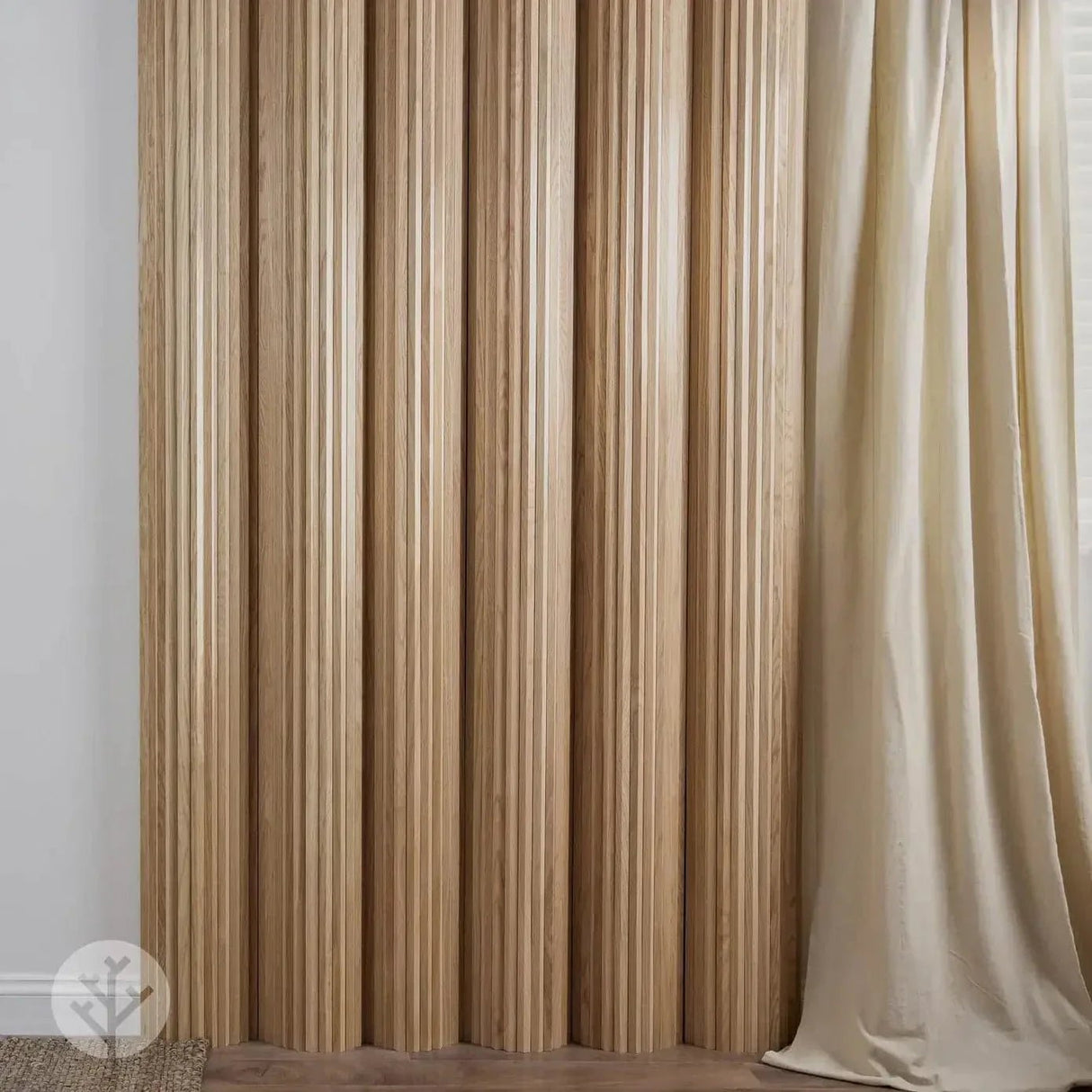 Flutto® American Oak Zigzag Flexible Tambour Wood Panels - WVH Pro Australia