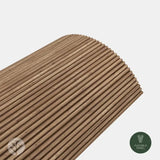 Flutto® American Walnut Mini - Ridge Flexible Tambour Wood Panels - WVH Pro Australia
