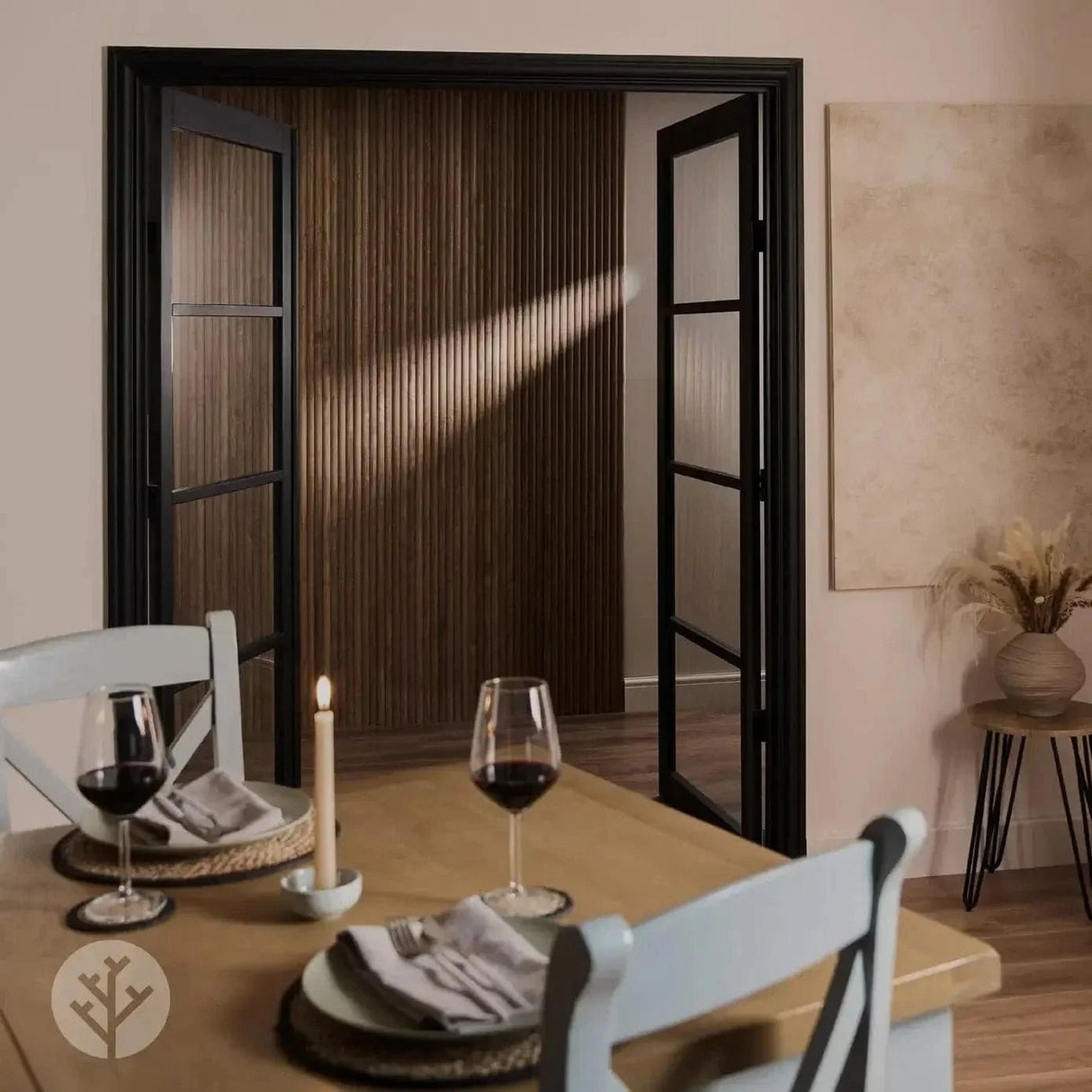 Flutto® American Walnut Ridge Flexible Tambour Wood Panels - WVH Pro Australia