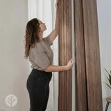 Flutto® American Walnut Slat Flexible Tambour Wood Panels - WVH Pro Australia