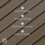 WVH® Australia Flutto™ Oak Slat Flexible Tambour Wood Panels